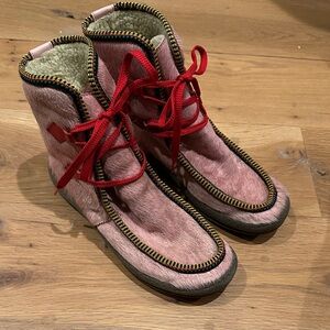 Pepe Jeans Pink and Red Kids Boots